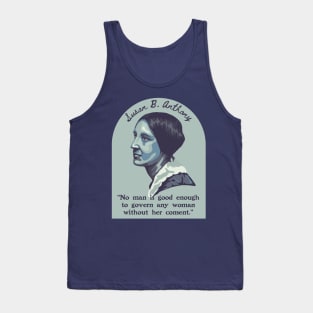 Susan B. Anthony Portrait and Quote Tank Top